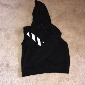 Black off white hoodie